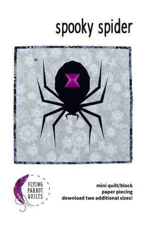 Spooky Spider quilt pattern by Sylvia Schaefer