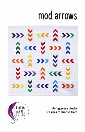 Mod Arrows quilt pattern by Sylvia Schaefer