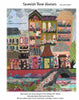 Spanish Row Houses Collage quilt pattern by Laura Heine