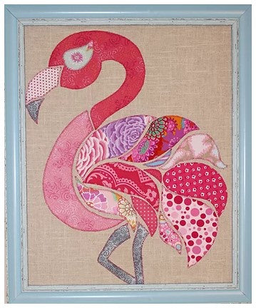 Fi Fi Flamingo quilt pattern by Alaura Poole