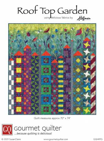 Roof Top Garden quilt pattern by Susan Claire Mayfield