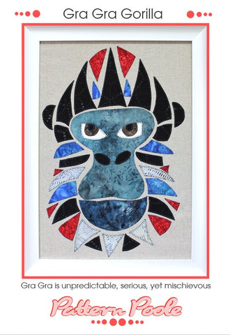 Gra Gra Gorilla quilt pattern by Alaura Poole