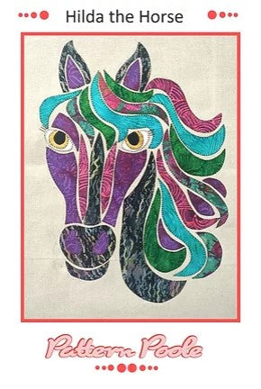 Hilda the Horse quilt pattern by Alaura Poole