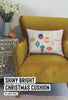 Shiny Bright Christmas Cushion pattern by Louise Papas