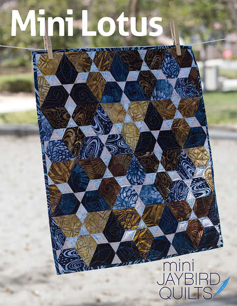 Mini Lotus quilt pattern by Julie Herman