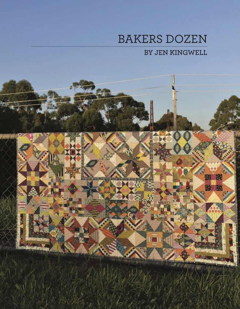 Bakers Dozen booklet by Jen Kingwell Designs - The Quilter's Bazaar