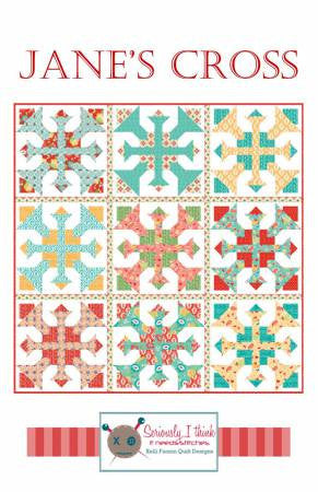 Jane's Cross quilt pattern by Kelli Fannin
