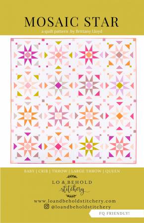 Mosaic Star quilt pattern by Brittany Lloyd