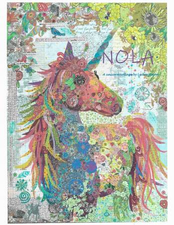 Nola A Unicorn quilt pattern by Laura Heine