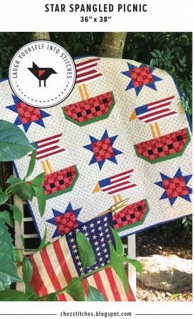 Star Spangled Picnic quilt pattern by Karen Walker