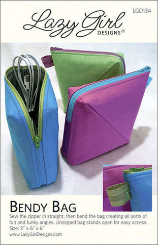 Bendy Bag pattern by Lazy Girl Designs