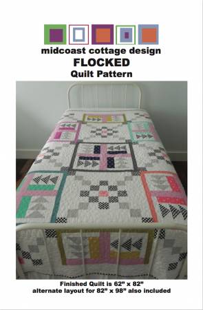 Flocked quilt pattern by Kathryn Simel