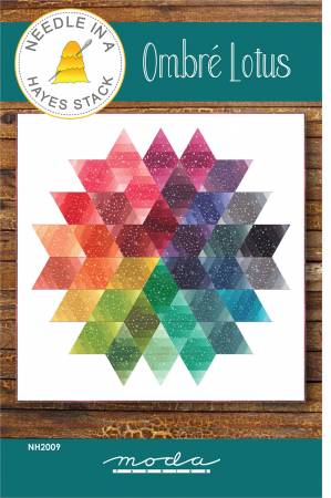 Ombre Lotus quilt pattern by Tiffany Hayes