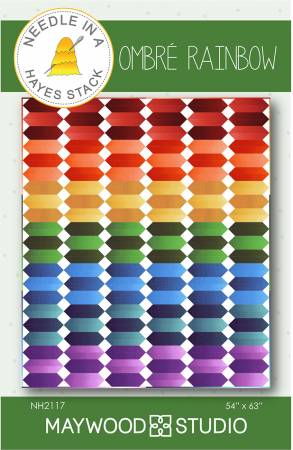 Ombre Rainbow quilt pattern by Tiffany Hayes