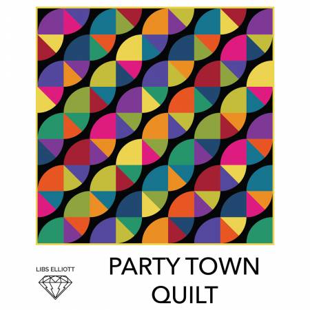 Party Town quilt pattern by Libs Elliott