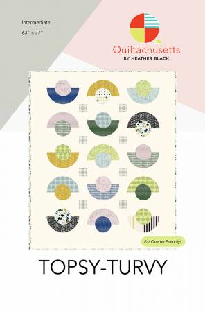 Topsy-Turvy quilt pattern by Heather Black