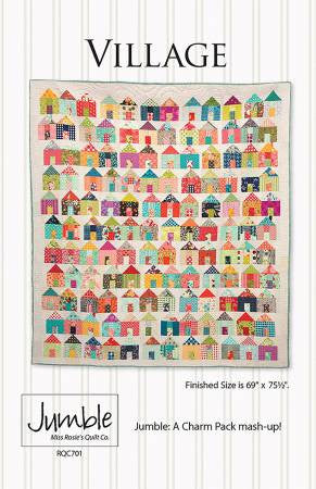 Village quilt pattern by Carrie Nelson