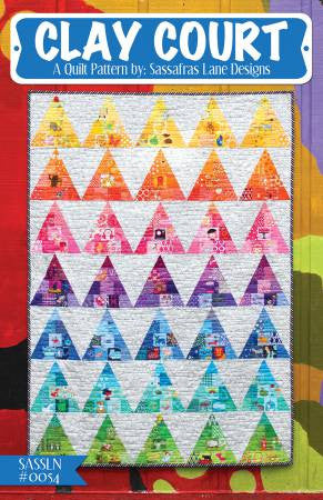 Clay Court quilt pattern by Shayla Wolf & Kristy Wolf