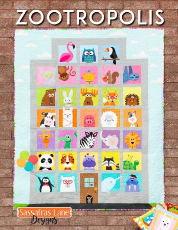 Zootropolis quilt pattern booklet by Shayla Wolf & Kristy Wolf
