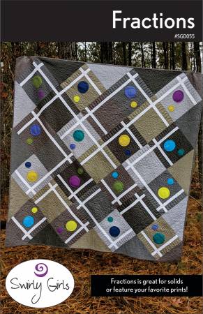 Fractions quilt pattern by Swirly Girls Designs