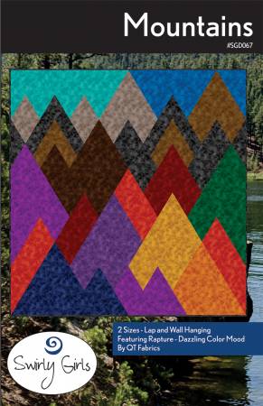 Mountains quilt pattern by Susan Emory and Joanne Hillestad for Swirly Girls Designs