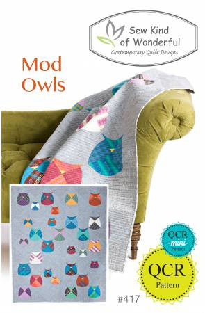 Mod Owls quilt pattern by Sew Kind of Wonderful