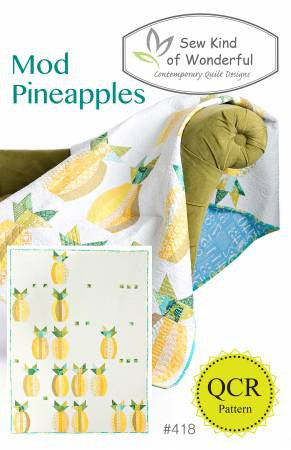 Mod Pineapples quilt pattern by Sew Kind of Wonderful