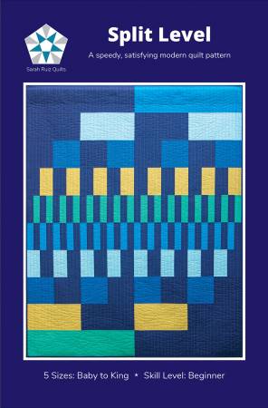 Split Level quilt pattern by Sarah Ruiz