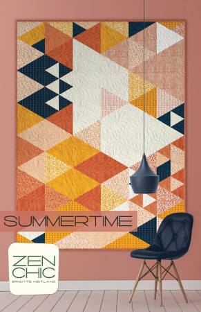 Summertime quilt pattern by Brigitte Heitland
