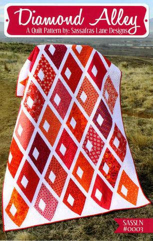 Diamond Alley quilt pattern by Shayla Wolf & Kristy Wolf