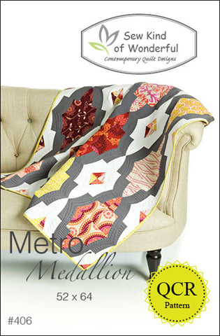 Metro Medallion quilt pattern by Jenny Pedigo