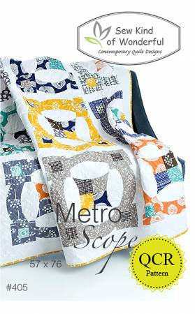 Metro Scope quilt pattern by Jenny Pedigo
