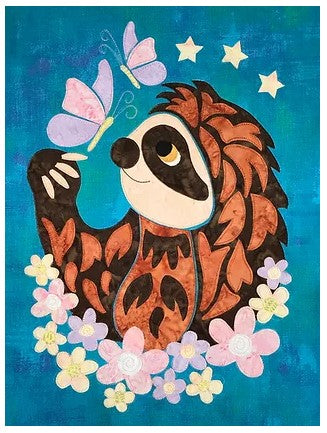 Sloth and the Butterfly quilt pattern by Alaura Poole