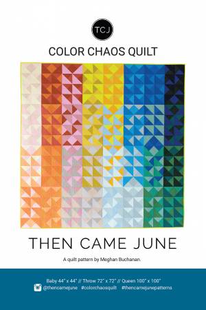 Color Chaos quilt pattern by Meghan Buchanan