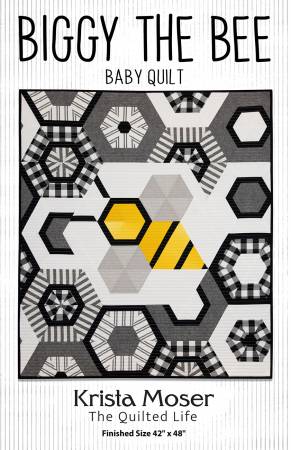 Biggy The Bee Baby Quilt pattern by Krista Mosher