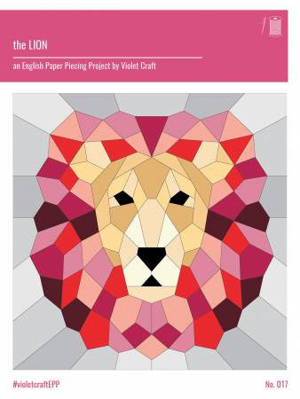 Lion - English Paper Piecing project - The Quilter's Bazaar