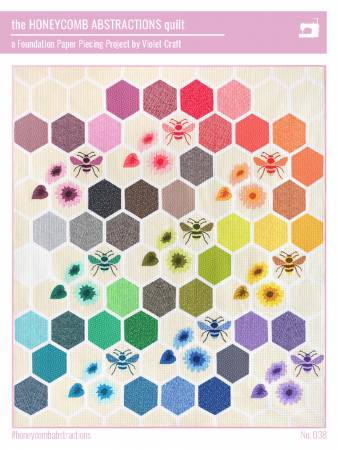 Honeycomb Abstractions Quilt by Violet Craft