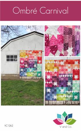 Ombre Carnival quilt pattern by Vanessa Christenson