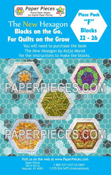 Blocks on the Go, For Quilts on the Grow Pack "F" - The Quilter's Bazaar